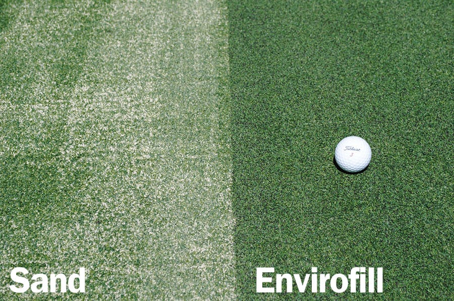 Turf with Sand vs Envirofill
