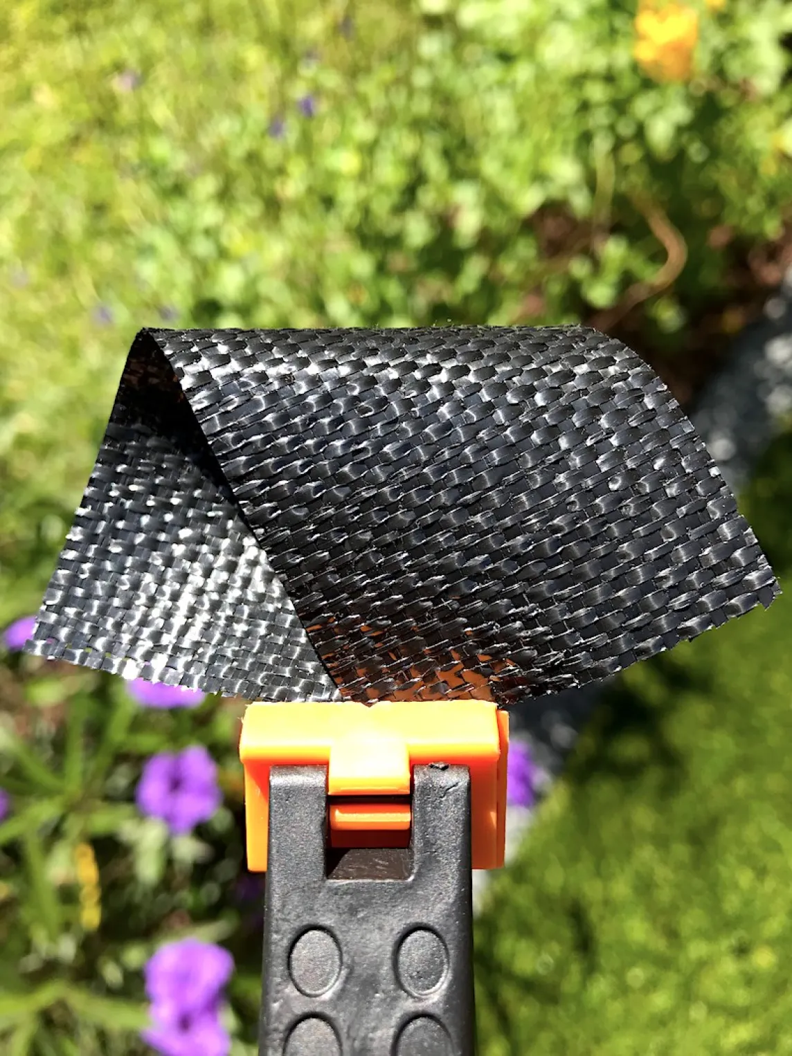 3.2oz Black Woven Landscape Fabric Dual Side View 2