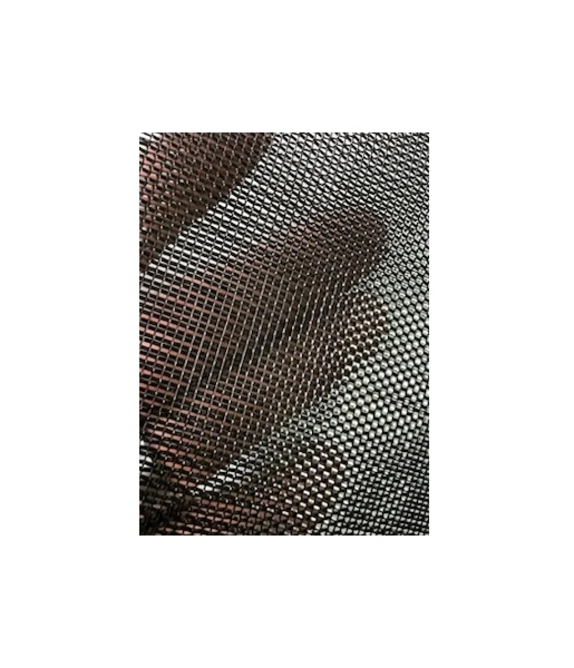 Woven Shade Cloth With Hand Behind It