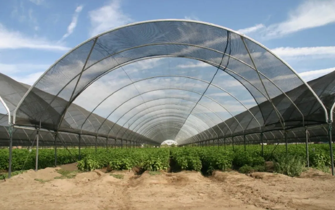 Woven Shade Cloth Rounded Green House Application