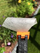 3oz Gray Spunbond (thermal bonded) Landscape Fabric Dual Side View