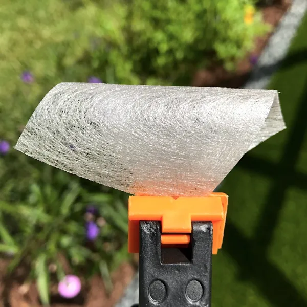 3oz Gray Spunbond (thermal bonded) Landscape Fabric Dual Side View