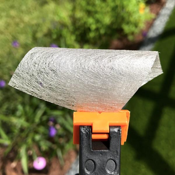 3oz Gray Spunbond (thermal bonded) Landscape Fabric Dual Side View